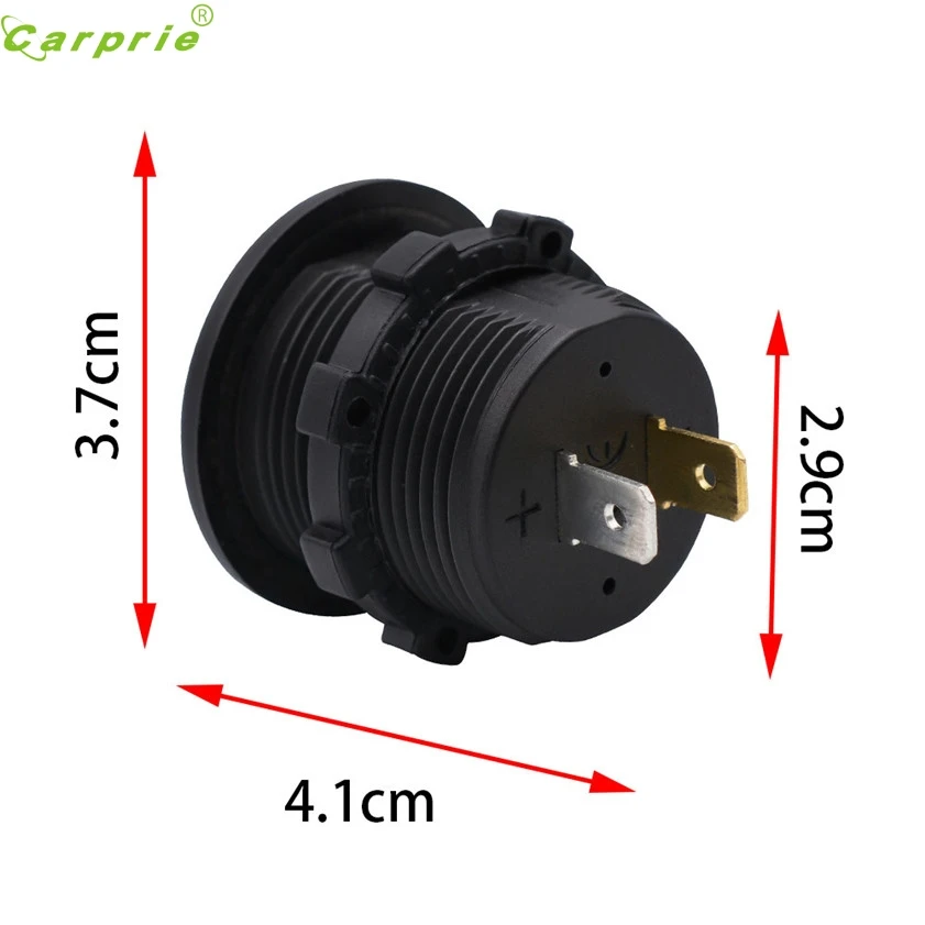 Высокое качество 5 V-15 V автомобиль мотоцикл светодиодный DC Цифровой Дисплей вольтметр Водонепроницаемый метр