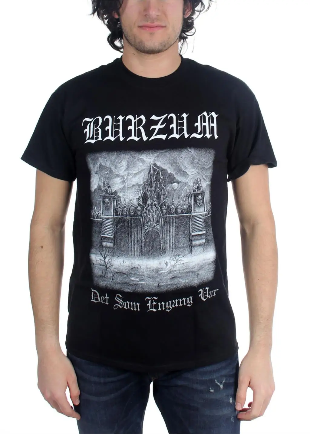 Burzum-Det Som Engang Var взрослая футболка | Мужская одежда