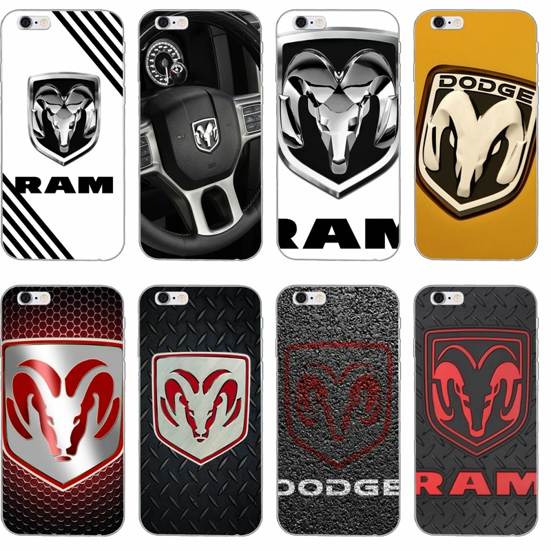 

Flexible car Dodge Ram logo slim Soft phone case For iPhone 4 4s 5 5s 5c SE 6 6s plus 7 7plus 8 8plus X