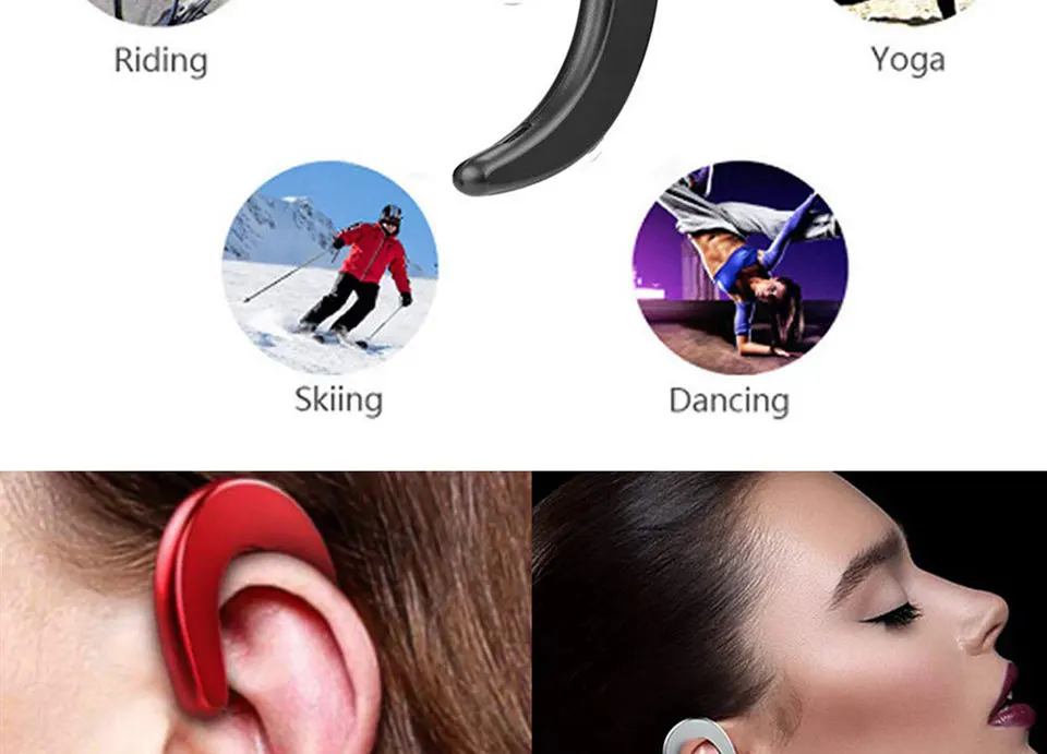 FANGTUOSI Мини беспроводные Bluetooth наушники безболезненная Спортивная гарнитура бизнес ушной крючок наушник с микрофоном для ios и Android