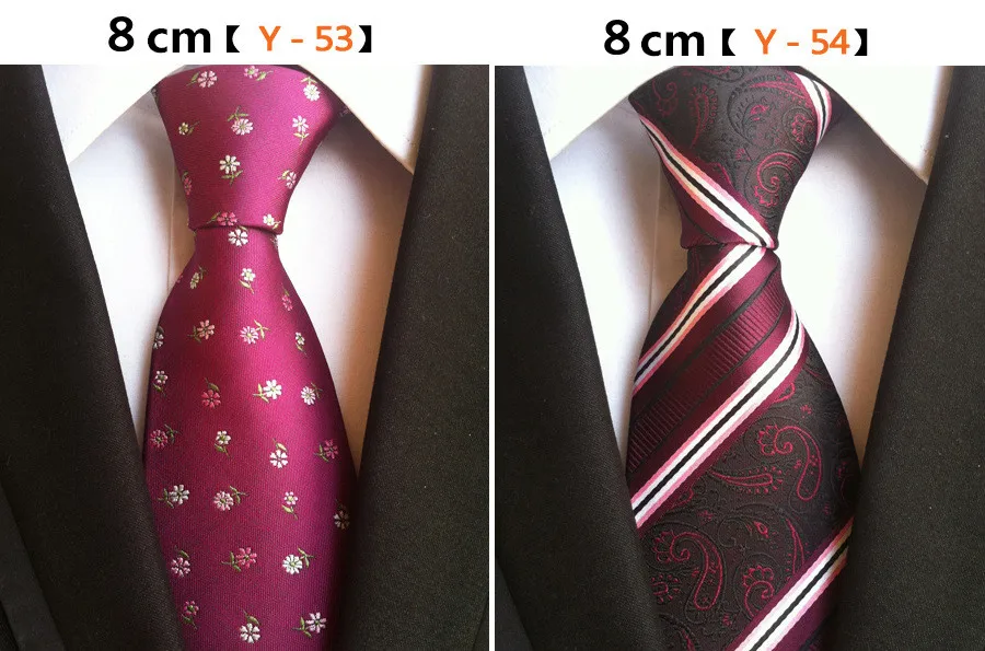 130 стилей Classic 8 см мужской галстук 100% шелковый галстук Роскошные Полосатый деловой шейный галстук для Для мужчин костюмный галстук для