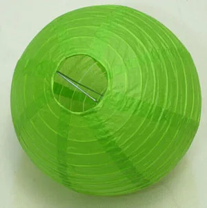 30 шт. "(20 см) китайское круглое бумажное освещение s для свадебной вечеринки декор подарок ремесло DIY домашний подвесной фонарь шар вечерние принадлежности - Цвет: Green