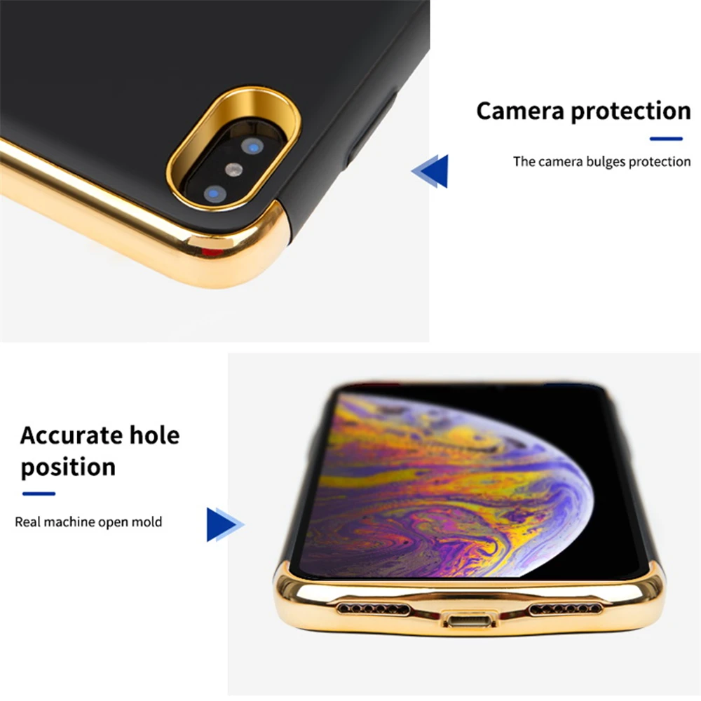 KQJYS 5500 мАч ультратонкий портативный чехол для зарядного устройства iPhone X Xs Чехол