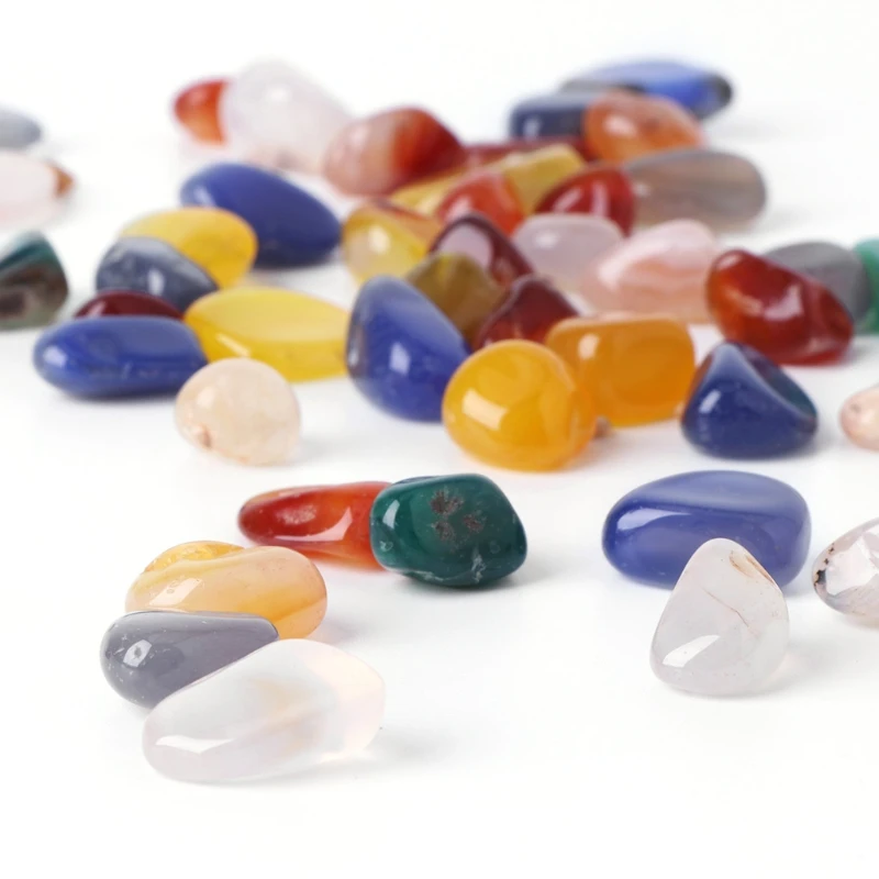 

Aquarium Natural Stone Fish Tank Decoration Crystal Agate Colorful Pebble Gravel Stone Is Land Aquario Ornaments Landscape