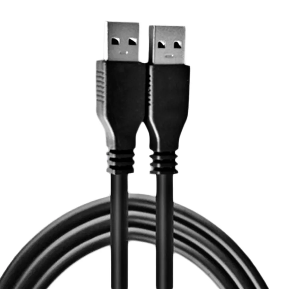 

Black 400mm(L) USB 2.0 Male To Male Extension Connector Adapter Data Cable Cord Connectors For PC Smart Phone