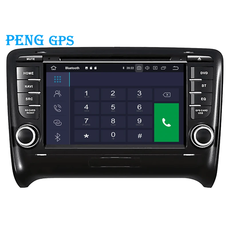 Best Android 9.0 Car Player GPS Navigation For Audi TT 2006-2014 2DIN Car CD Player Headunit Multimedia Radio Tape Recorder Top 1