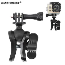 Gopro Accessories Aluminum Butterfly Clip Clamp + Diving Fill Light ABS Ball Clip Mount for Gopro Hero 4 3 3+ Xiaomi Yi SJ4000