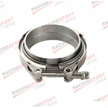 

3.5'' V-Band Flange & Clamp Kit For Turbo Exhaust Downpipes Mild Steel Flange