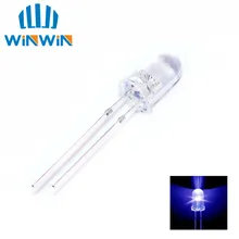 200 шт. синий 5 мм круглый супер яркий светодиод светодиодный свет лампы 5000MCD