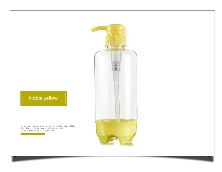 FEIGO 1 шт. 500 мл ручной насос герметичные пластиковые бутылки дозатор жидкого мыла Съемная основа шампунь лосьон принадлежности для ванной комнаты F575