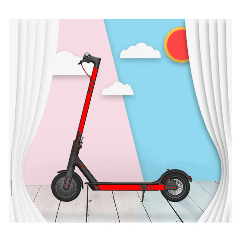 Xiaomi Mijia M365 Electric Scooter Reflective Stickers Reflect Light Tags Paster Decals Night Safety Warning Strip Reflector