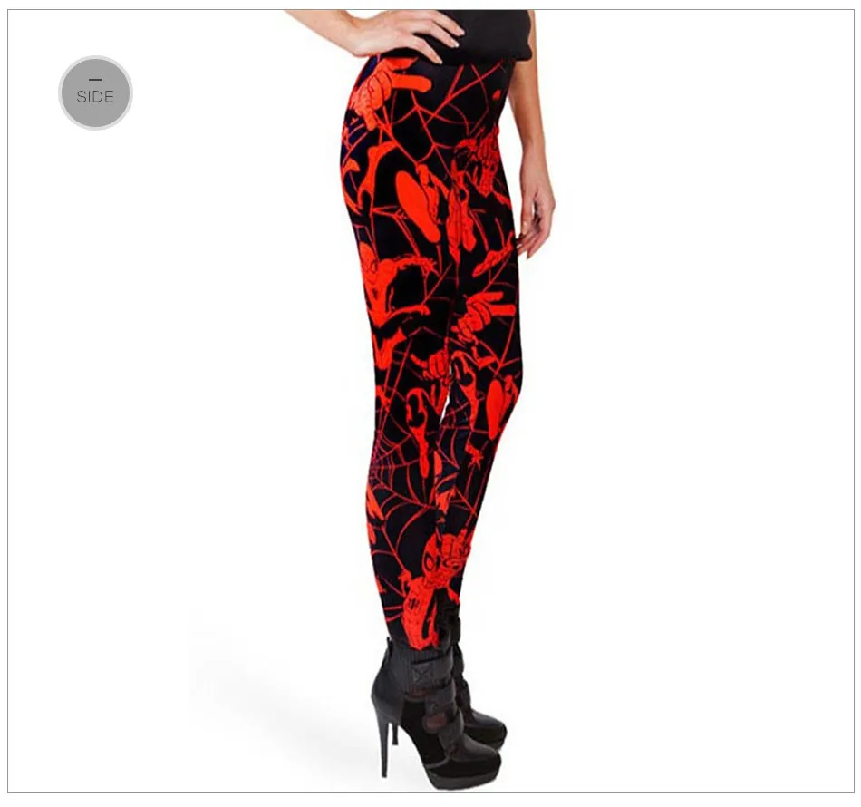 [You're My Secret] Sexy Joker Girl  Super Hero CosPlay Comic Cartoon Deadpool Classic Print leggins Women Leggings Fitness yoga pants for women
