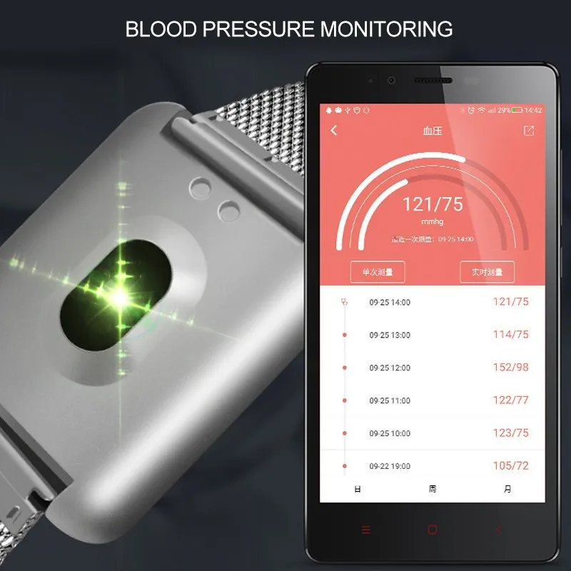 Smart Bracelet Smart Wristband Heart Rate Blood pressure Sleep Monitor Fitness Tracker Smart Band Color Display Sport Bracelet