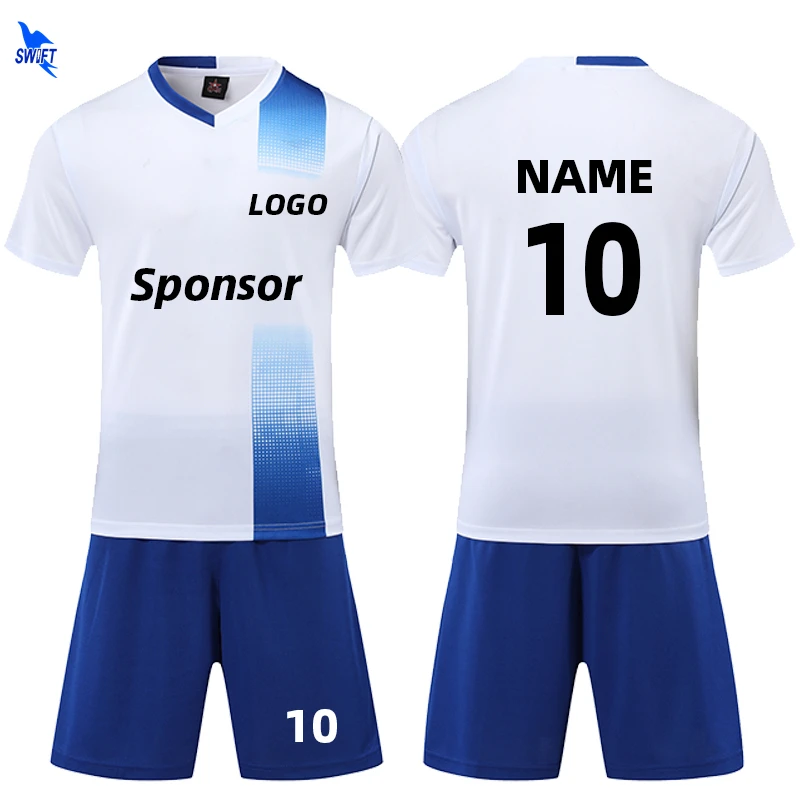 20 uniformes de fútbol camisetas de fútbol en blanco, kit de chándal Futsal, conjunto de entrenamiento de equipo para hombres y mujeres y niños, traje deportivo|Sets de fútbol|