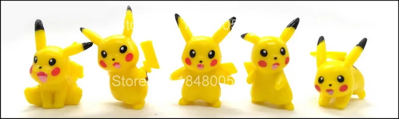 2,5 см-3 см маленький размер 144 pokemones разных стилей 24 шт./упак. Новая коллекция куклы игрушки Фигурки Модель