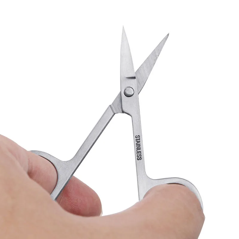 1Pc Cuticle Cutter Stainless Steel Dead Skin Remover Pedicure Scissors ...