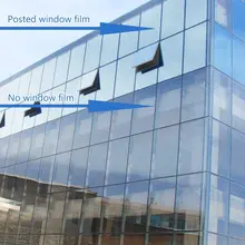 Оконная теплоизоляционная пленка анти-УФ одностороннее зеркало для домашнего офиса стекло хогард