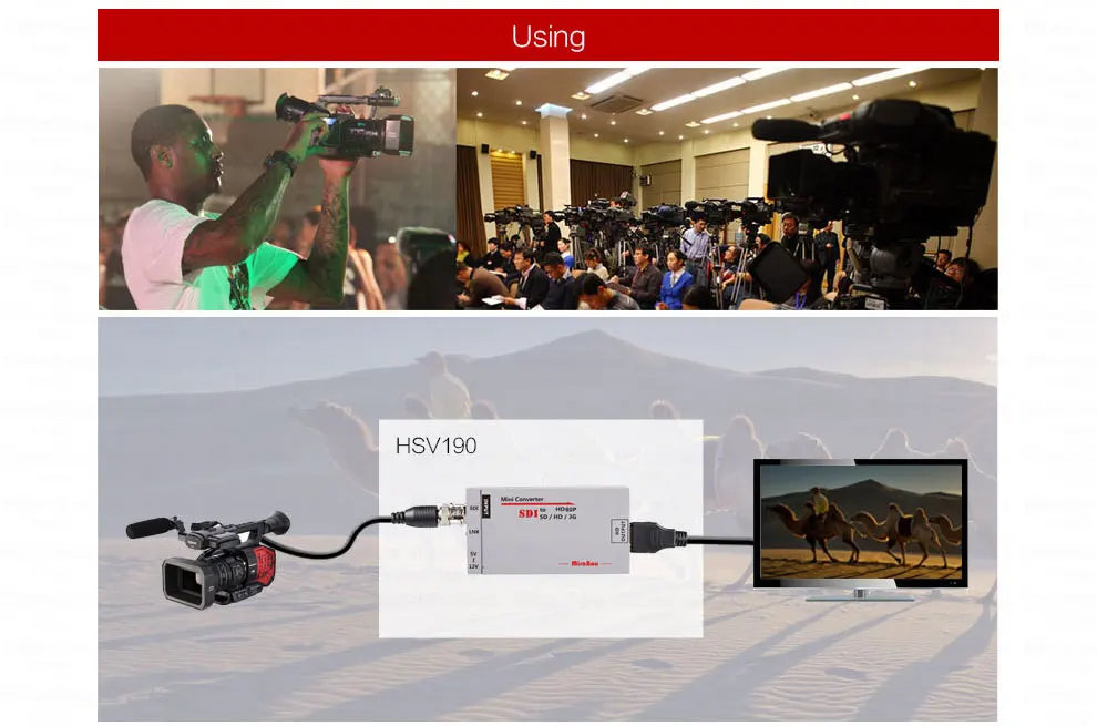 Mini 3G SDI to HDMI Converter HD 1080P SD HD-SDI 3G-SDI to HDMI Adapter To BNC Multimedia Video Converter Portable Mini Size (8)