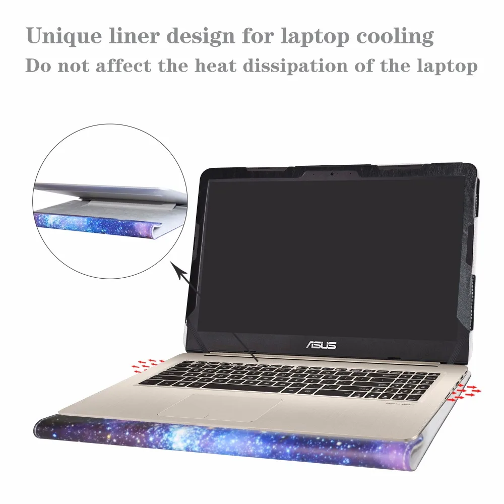 Защитный чехол Alapmk для 15 6 дюймового ноутбука ASUS VivoBook Pro N580VD M580VD N580VN [не подходит