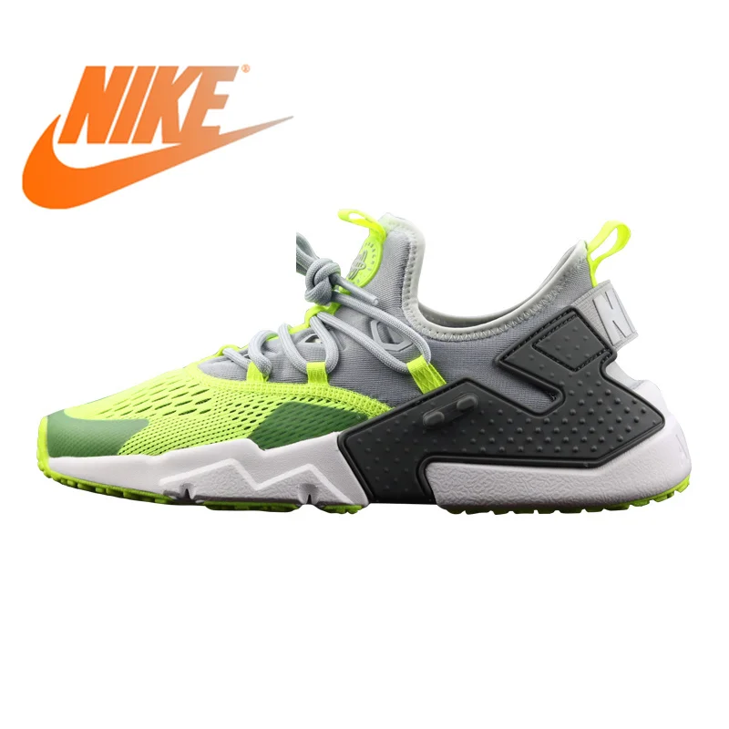 Nike Air Huarache Drift BR 6 Мужская обувь для бега зеленый/черный дышащая Нескользящая легкая AO1133