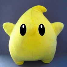 Супер Марио Галактика Luma Косплей игрушка-талисман жёлтая плюшевая мультяшная кукла