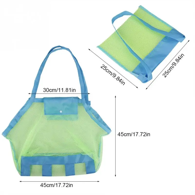 Детские пляжные игрушки, водонепроницаемая Складная сеть, сумка для хранения детей, плавательные игрушки для песка, пляжная сумка