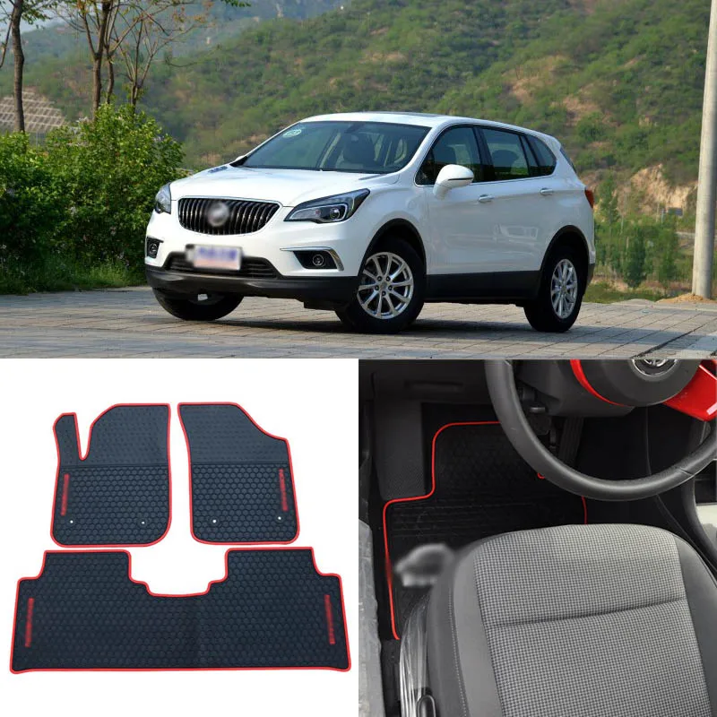 High Quality Full Set All Weather Heavy Duty Black Rubber Floor Mats