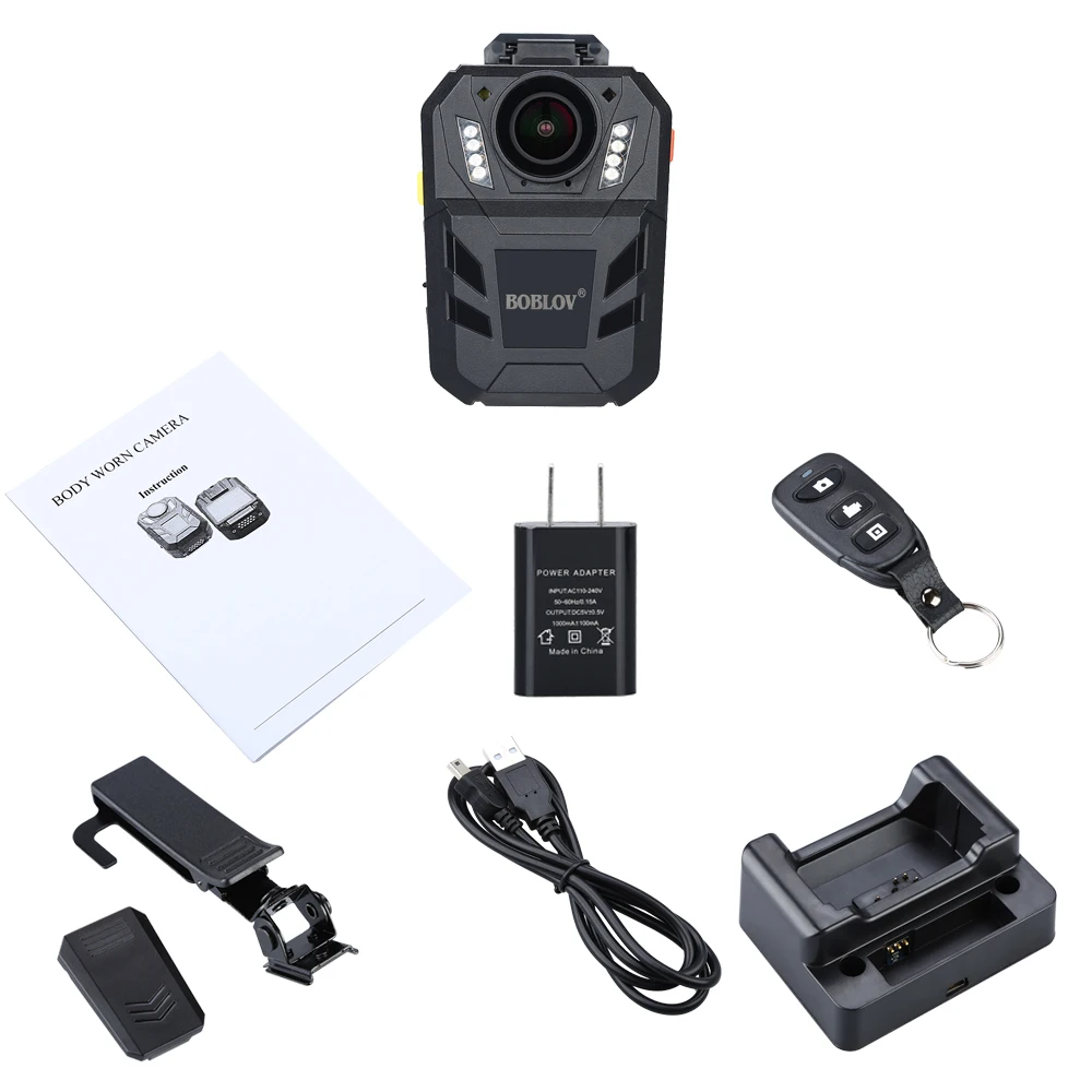 BOBLOV WA7 D Ambarella A7 32MP HD 1296 P носимых тела Камера безопасности Видео Регистраторы 4000 мАч Батарея с удаленным Управление купить на AliExpress