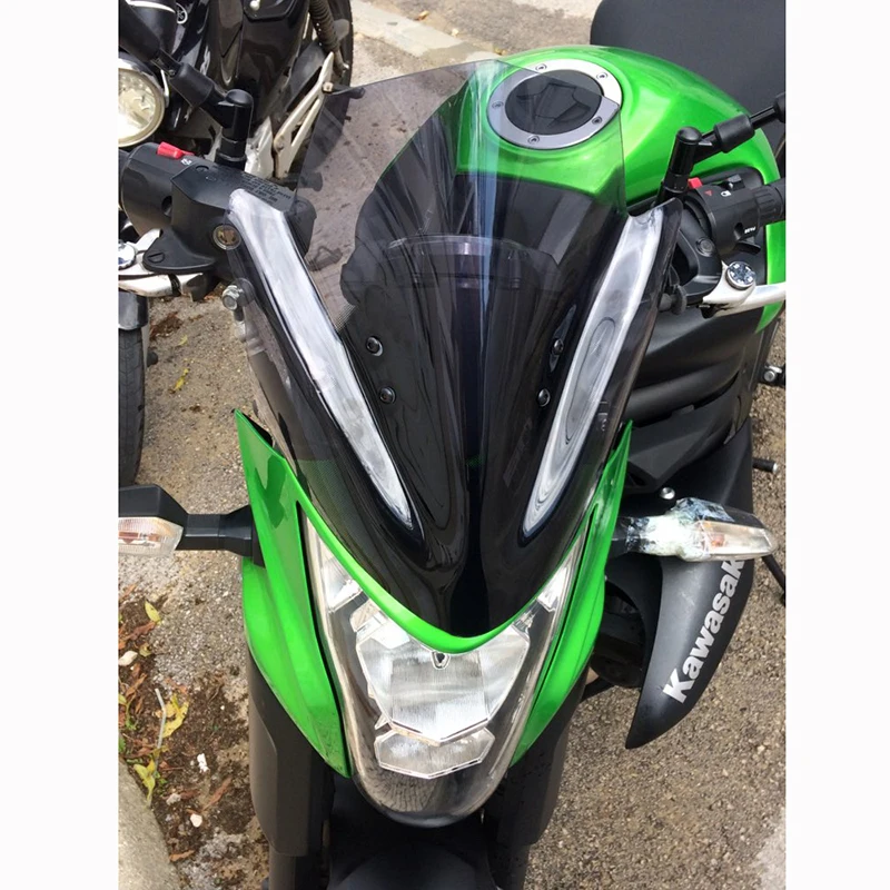 Для Kawasaki ER-6N ER6N 2012 2013 мотоцикл лобовое стекло черный с дымом