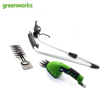 

Greenworks 3,6V cordless garden shears with built-in 2 Ah battery and telescopic handle