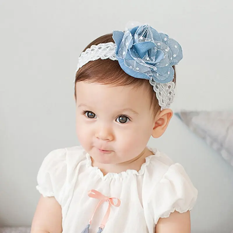 

Infant Toddler Design Baby Girl Flower Headband Hairband Kids Head Band Children Hair Accessories New