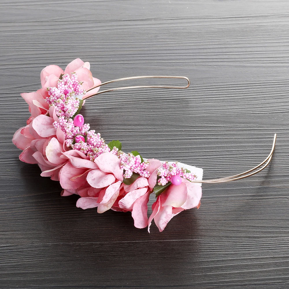 MOLANS новая зимняя обувь на натуральном цветок, ягоды повязка на голову ручной работы украшение из цветов Для женщин девушки на открытом воздухе, свадебная обувь, модная обувь студийной съёмки в форме цветка в форме короны