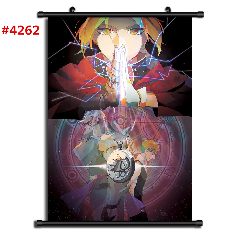 Аниме «Стальной алхимик» Манга настенный плакат свиток - Цвет: 4262