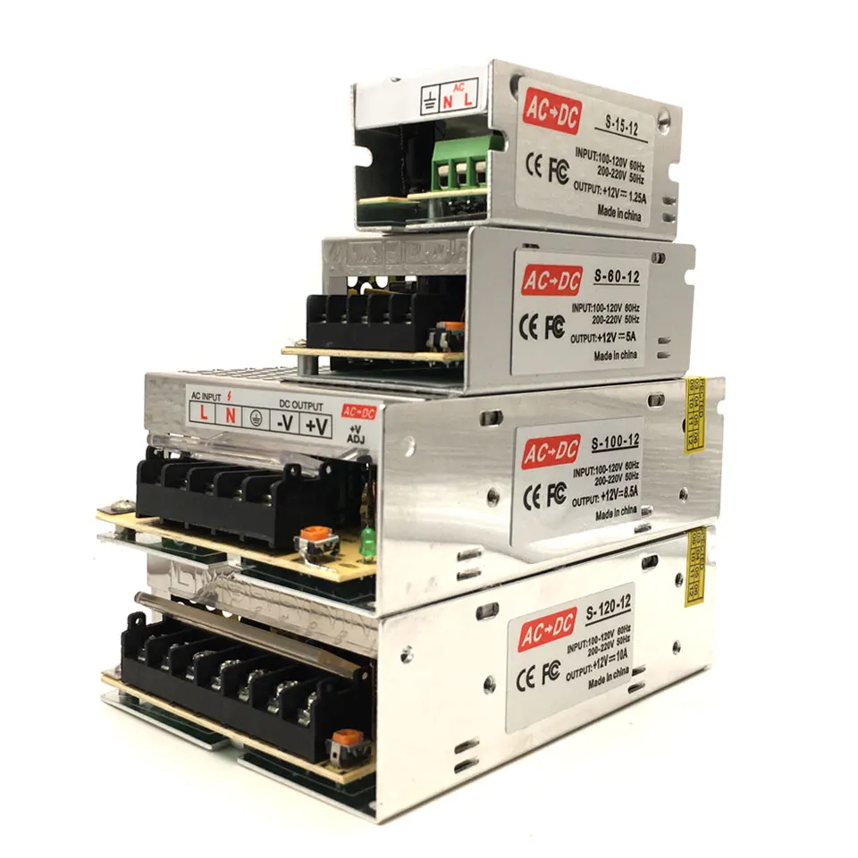 Трансформатор для светильник Ной ленты 10 120 Вт 12 В 1 А 2 3 5 6 8 А|lighting transformers|led driver 12vled
