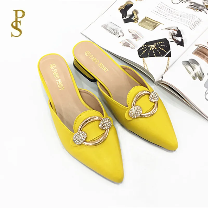 

Women's shoes in summer PU sole slippers for ladies Women's pointed shoes