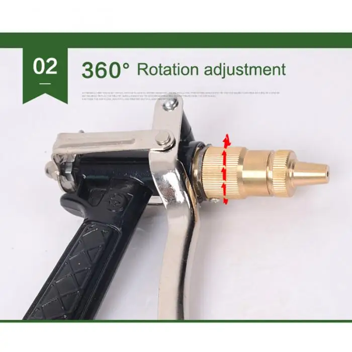 Популярный полезный опрыскиватель для лужайки высокого давления, шланг для полива, распылитель, насадка для мытья автомобиля, очиститель для полива сада@ LS AU02