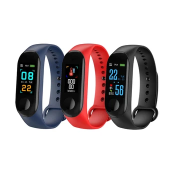 

Fitness Bracelet Blood Pressure Outdoor IPS Screen Oxygen Heart Rate Monitor Smart Bracelet M3 Waterproof Wristbands Tracker