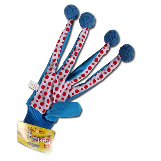 Cat's Toys Cat Play Glove One Size Fits All gloveToy With Ballsin Cat