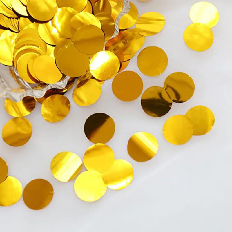 

1.5cm 30g PET Sequins Confetti Wedding confetti Birthday Party Balloon Accessories table confetti baby shower supplies
