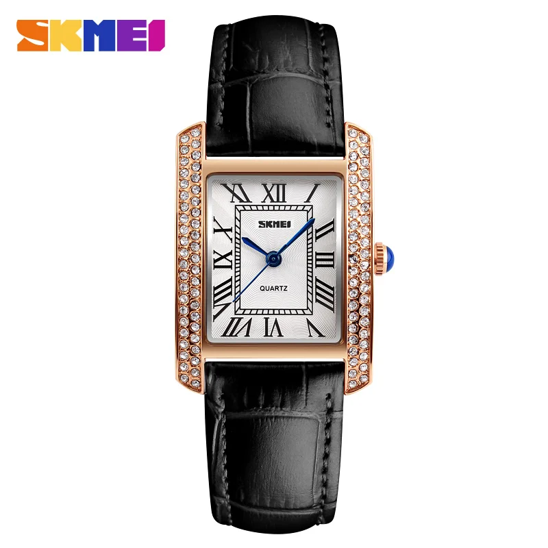SKMEI Women Quartz Watch Leather Strap Retro Fashion Casual Ladies Watches Waterproof Female Wristwatches Relogio Feminino 1281 SKMEI Women Quartz Watch Leather Strap Retro Fashion Casual Ladies Watches Waterproof Female Wristwatches Relogio Feminino 1281