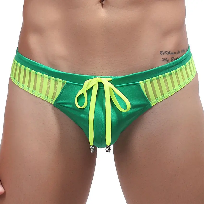 Men Brief Swimwear Mens Flamingo Swimming Briefs Bikini Low Waist Penis Pouch Swim Suit man Hot Sexy Swimsuit Surfing shorts N50