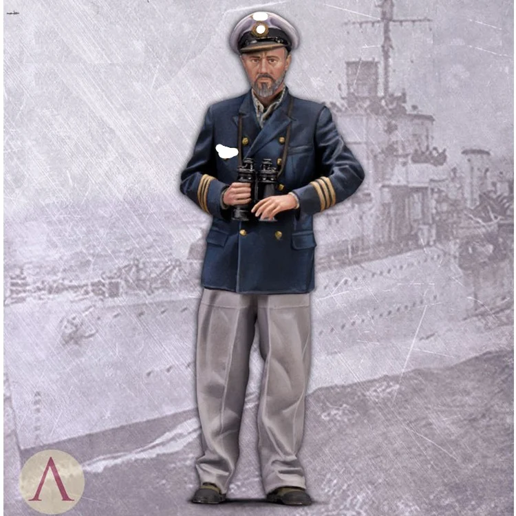 

1/35 Scale Unpainted Resin Figure U-Boat commander collection figure