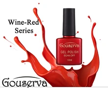 Gouserva12Colors Wine Red Series Gel Polish 10ml Magnet Stick Soak Off uv gel nail polish Magnetic Gel Lucky Lacquer nail Gel