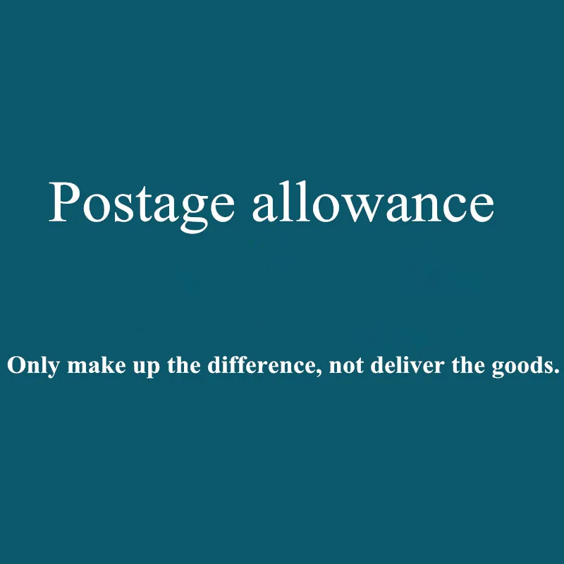 Postal Allowance And Freight Allowance Additional Pay On Your Order
