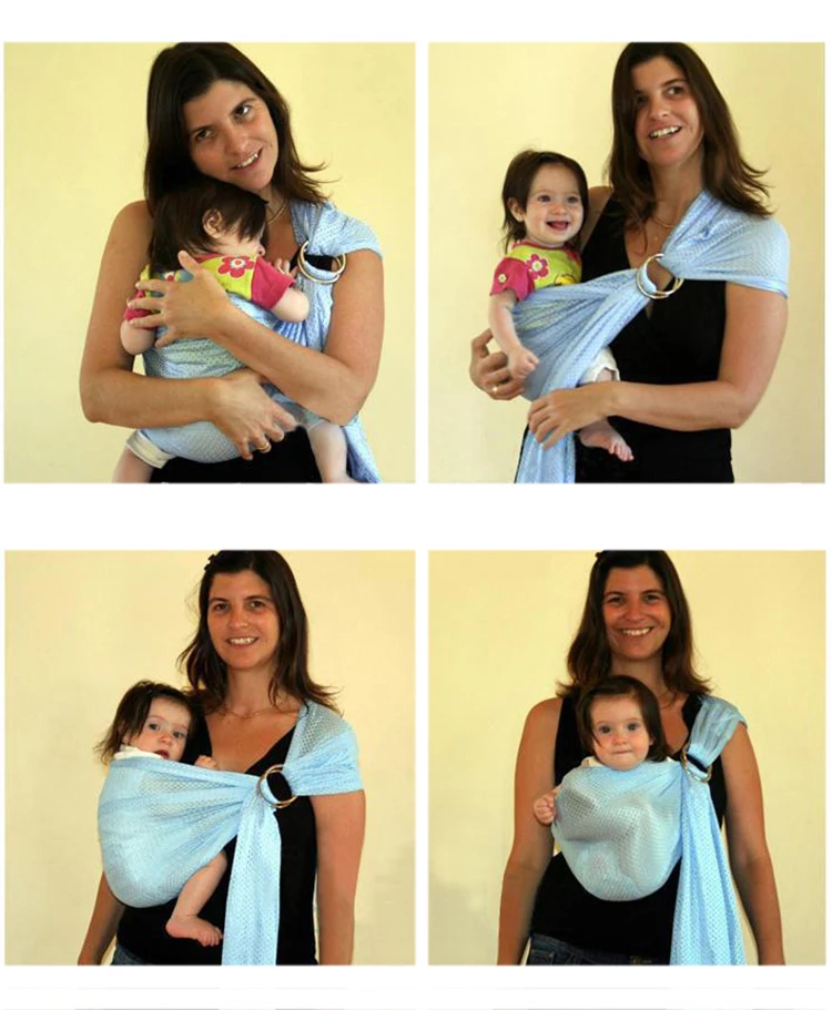 Шарф для родителей, сетчатый Быстросохнущий Противоскользящий шарф с двойным кольцом, детский ремень, детская накидка, товары для младенцев, слинг для малышей, детские вещи