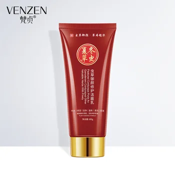 

2019 VENZEN Cordyceps Cleansing Facial Cleanser Deep cleansing and affinity is not tight Cleanser cleansing