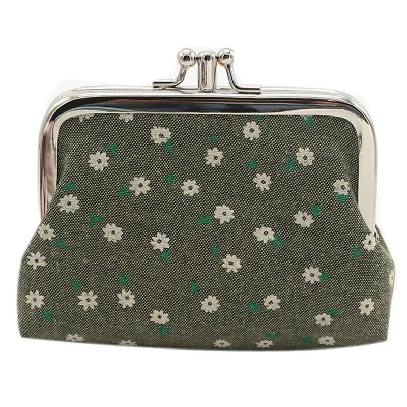 

2017 Womens Floral Flowers Coin Purse Holder Coin Purse Clutch pouch Women Bag small coin purses monederos female kawaii