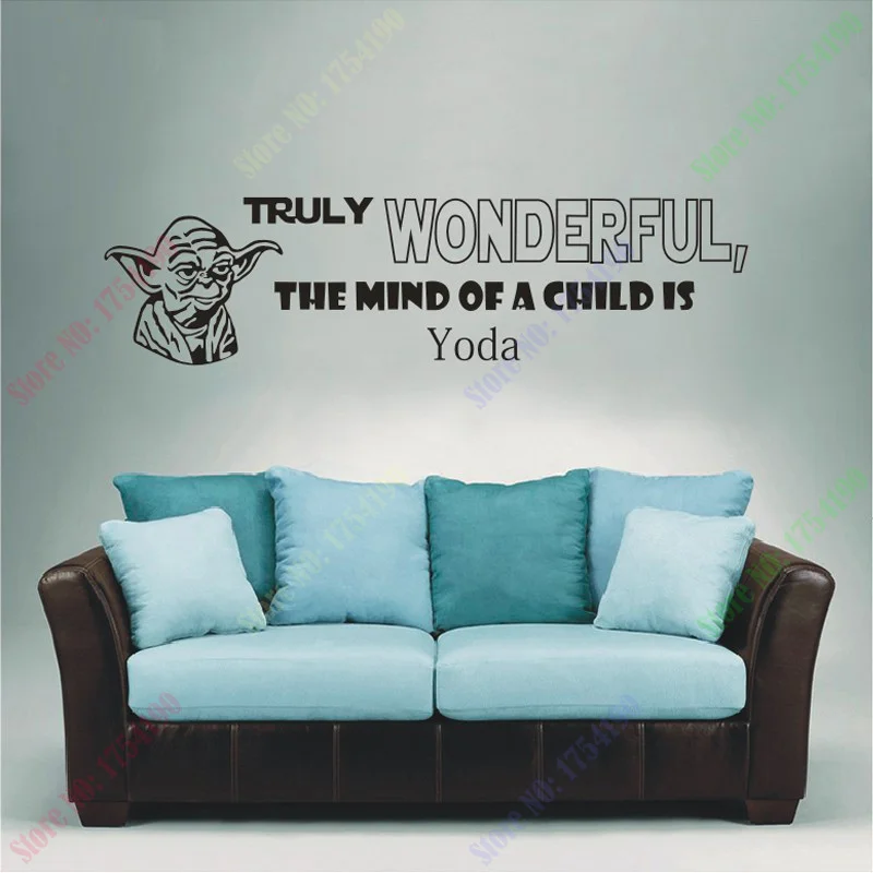 Star Wars Quote Wall Decals Truly Wanderful Sayings Decor Vinyl Wall