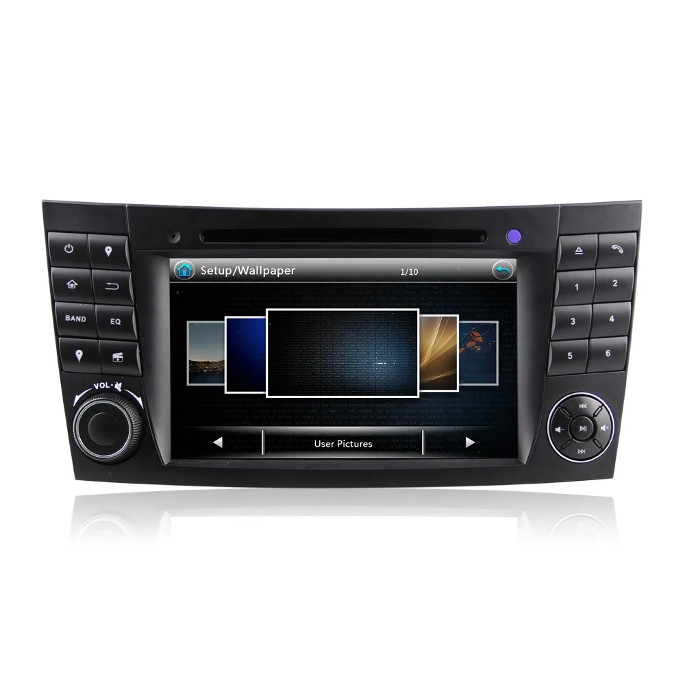 Cheap Eunavi 2 Din Car DVD Radio Player GPS navigation for Mercedes/Benz W211 W219 W463 CLS350 CLS500 CLS55 E200 E220 E240 E270 E280 12