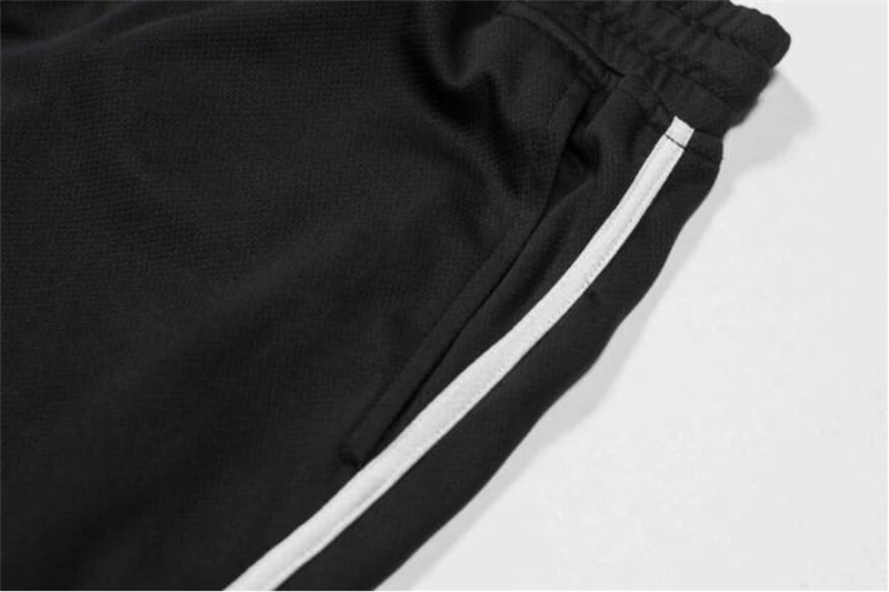 Summer Brand Mesh Quick Dry Fitness Shorts Men Gym Knee Length Bodybuilding Active Shorts Joggers Workout Sweat Short Pants casual shorts for men